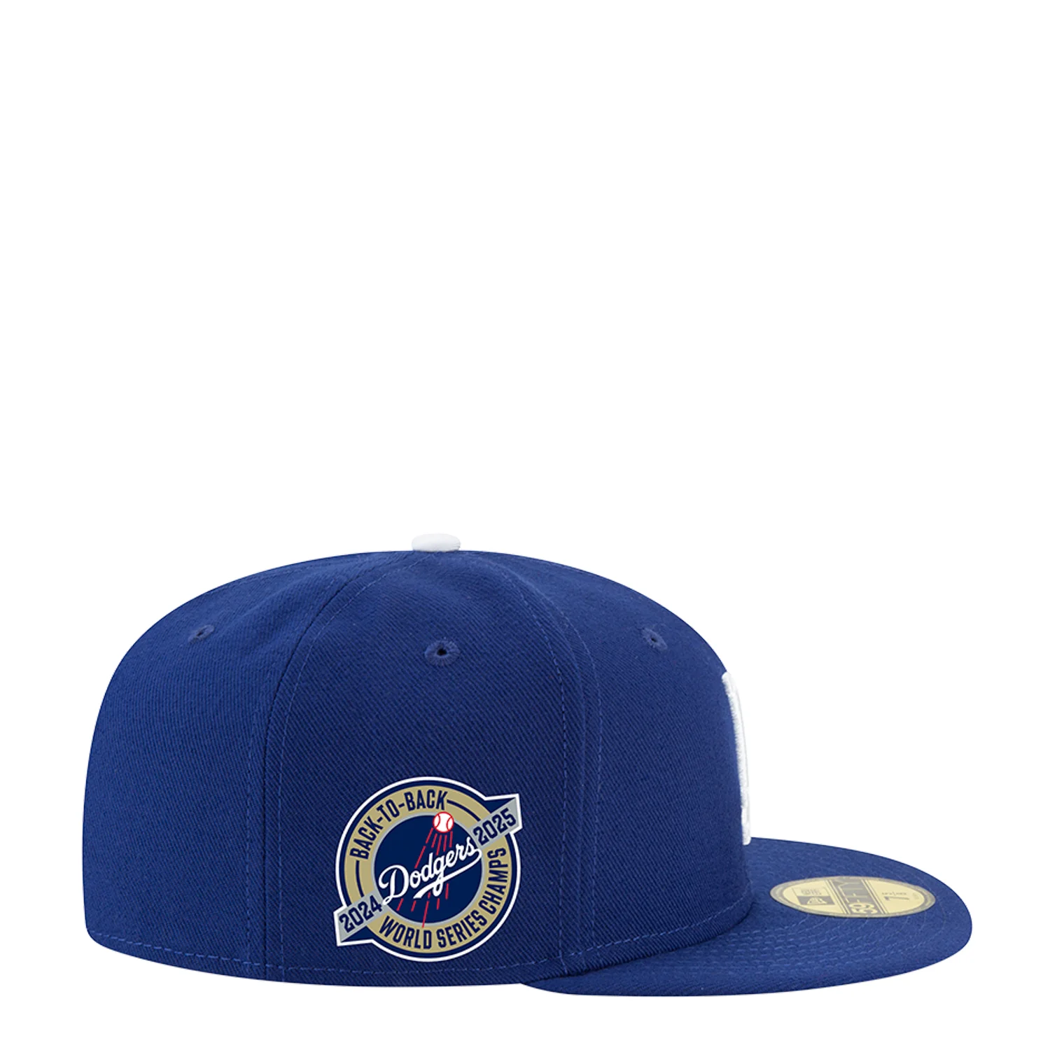 Dodgers 2025 Back-to-Back World Series Champs Side Patch 5950 - Image 2