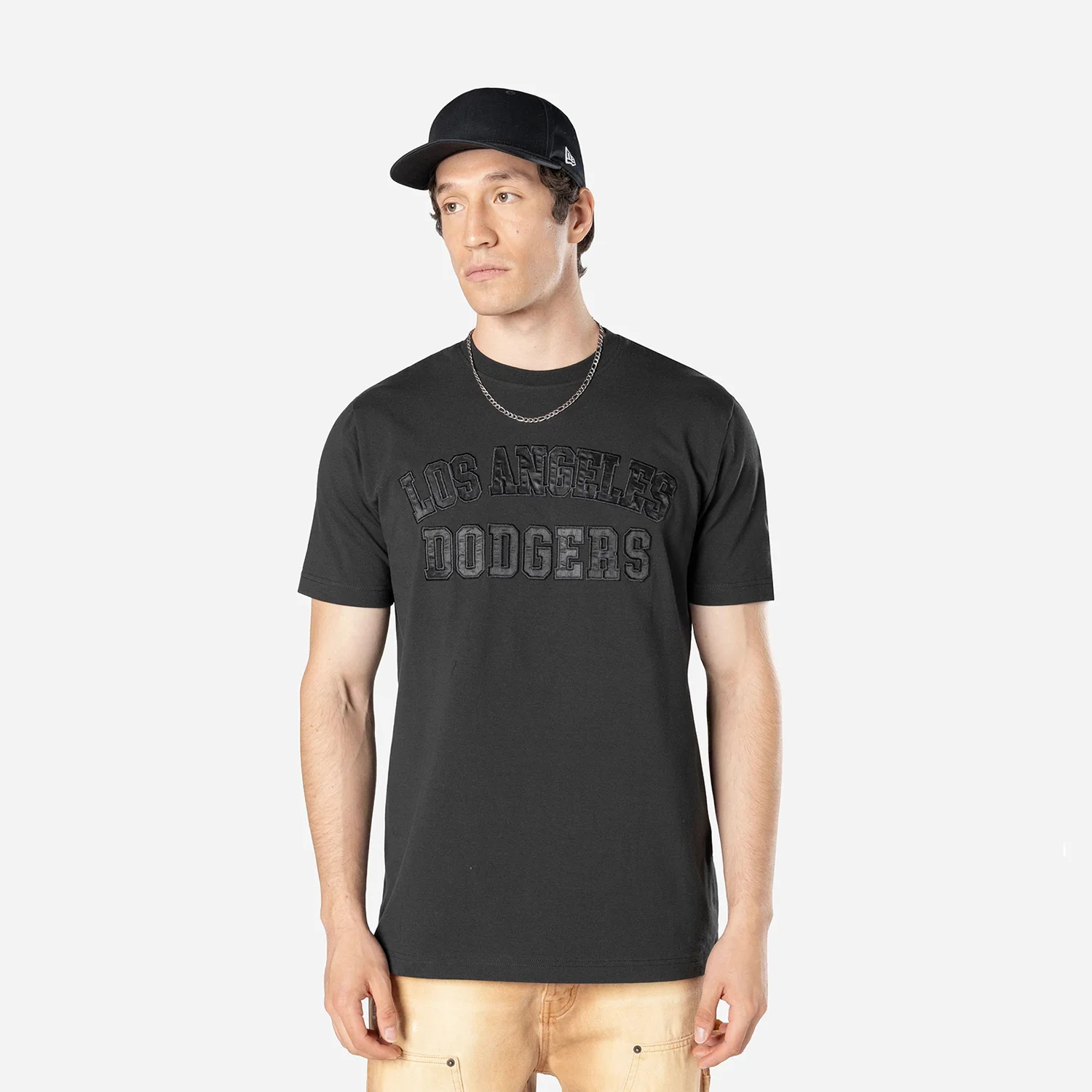 Dodgers Triple Black Tee - Mens - Image 2