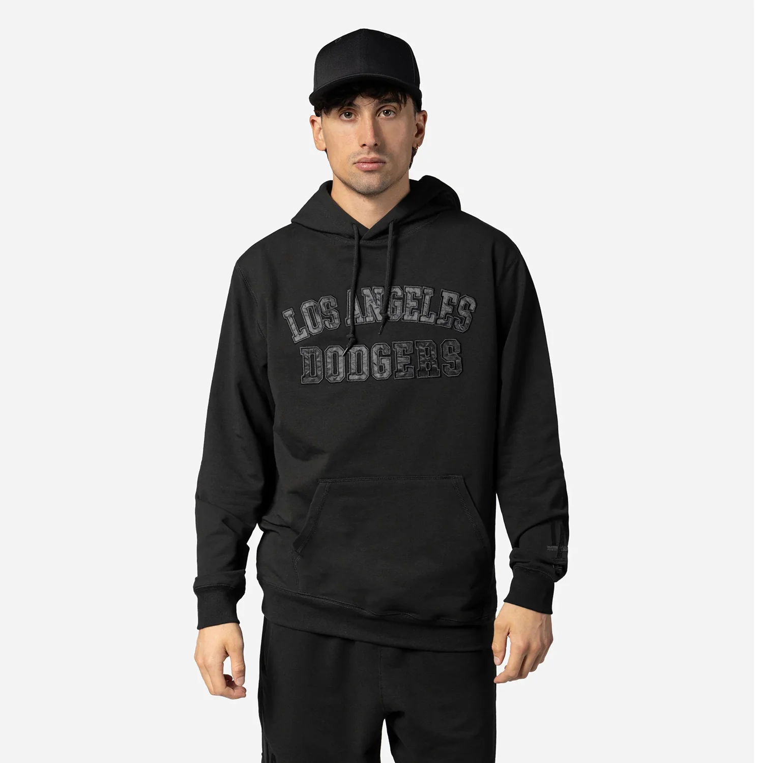 Dodgers Triple Black PO Hoody - Mens - Image 2
