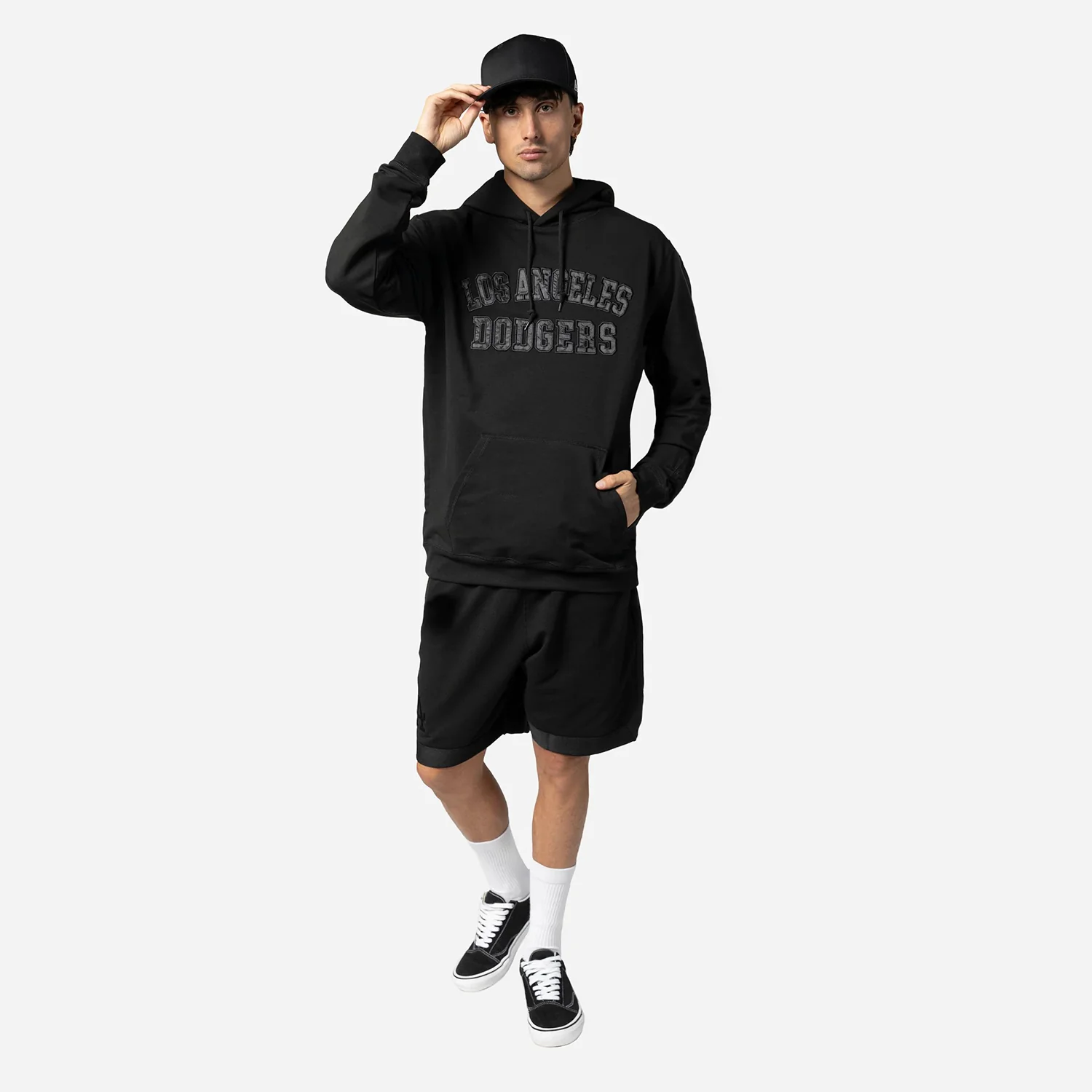 Dodgers Triple Black PO Hoody - Mens - Image 3