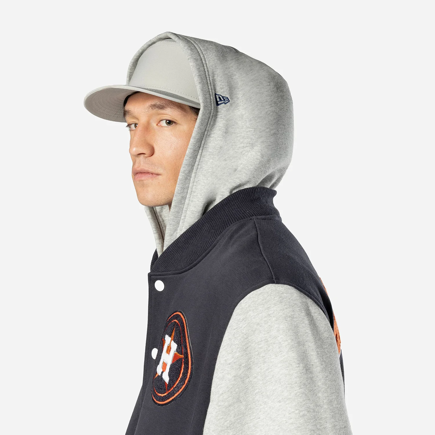 Astros Snap Front Fleece Jacket - Mens - Image 6