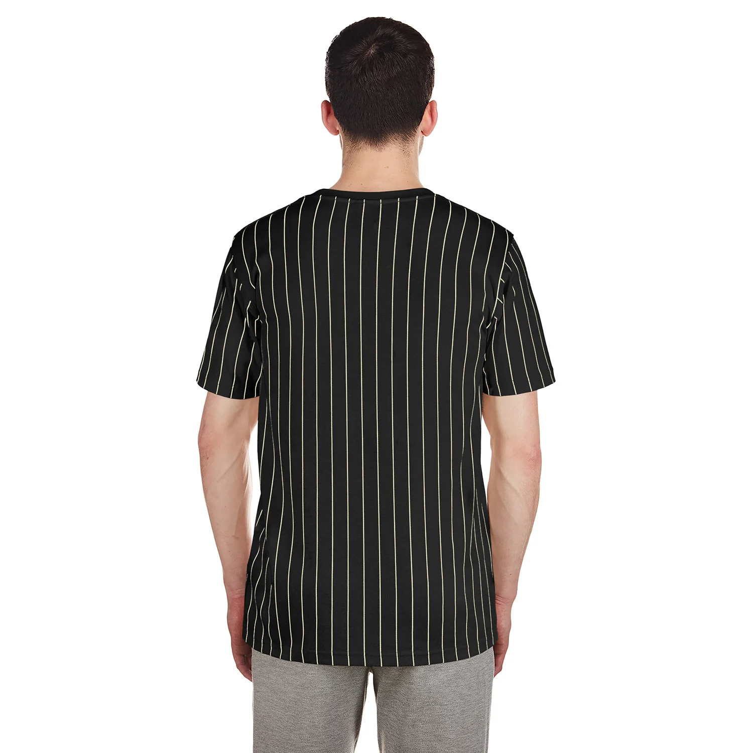 Marlins Chrome Pinstripe Tee - Mens - Image 3