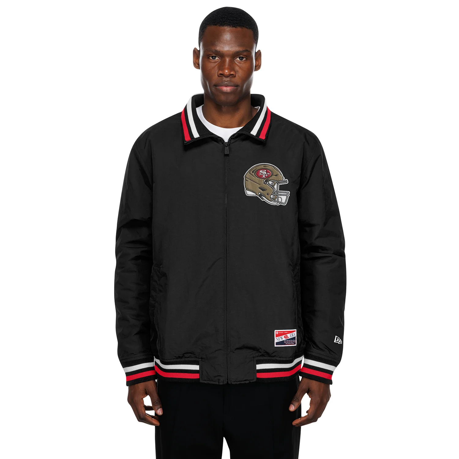 San Francisco 49ers Nylon Track Jacket -Mens - Image 2
