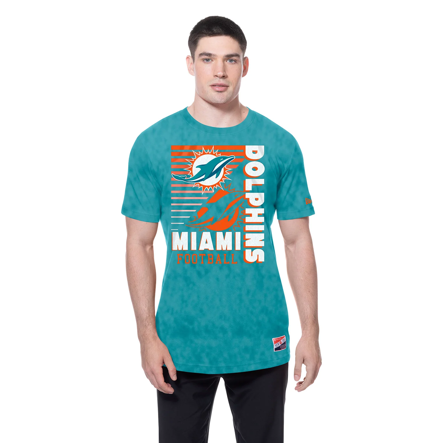 Miami Dolphins Throwback Tee -Mens - Image 2