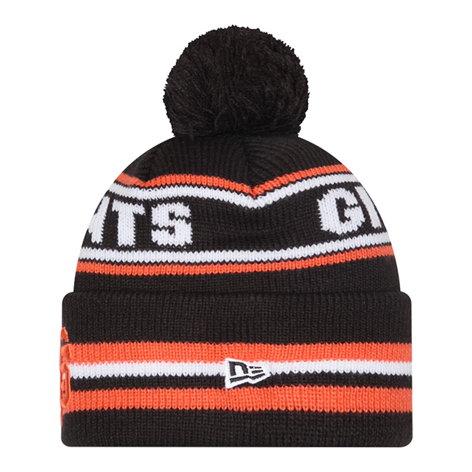 Giants Knit Classic Stripe Pom Beanie - Image 2