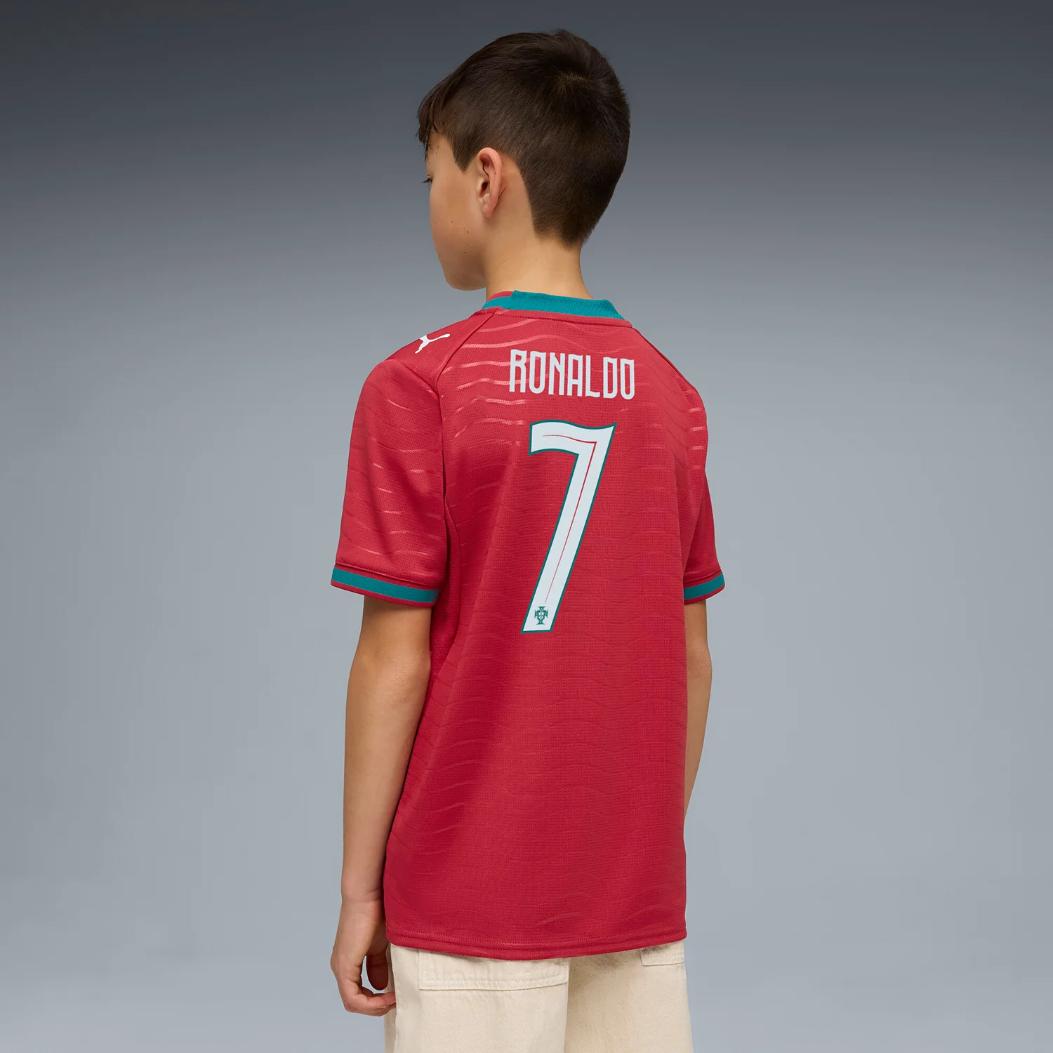 Portugal 26/27 Ronaldo Replica Jersey - Youth - Image 4
