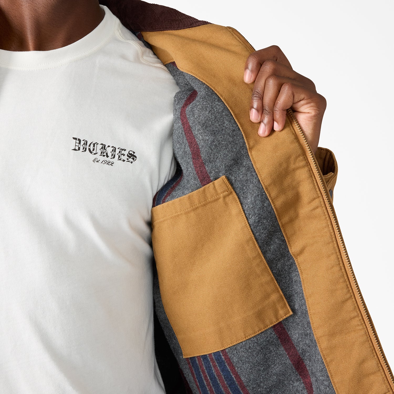 Blanket Lined Duck Jacket -Mens - Image 6