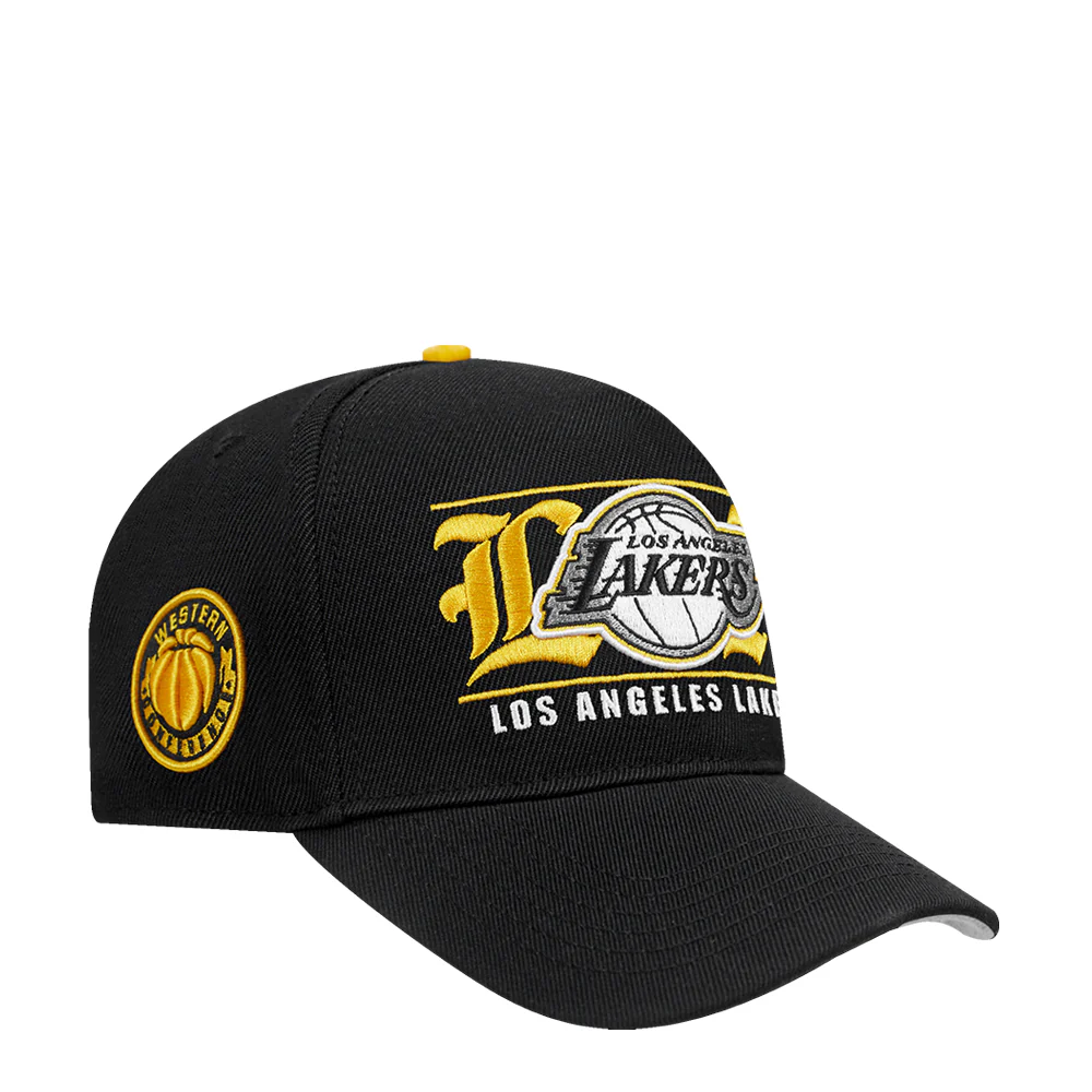 Lakers Loyalty Triple Front Pinch Front Snapback - Image 2