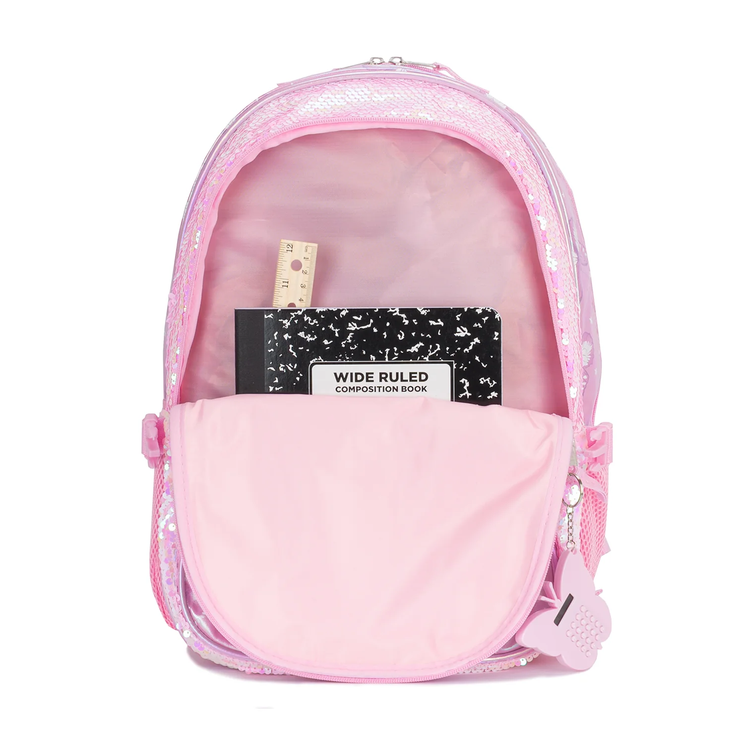 3 PC Butterfly Backpack Lunch Set - Image 3