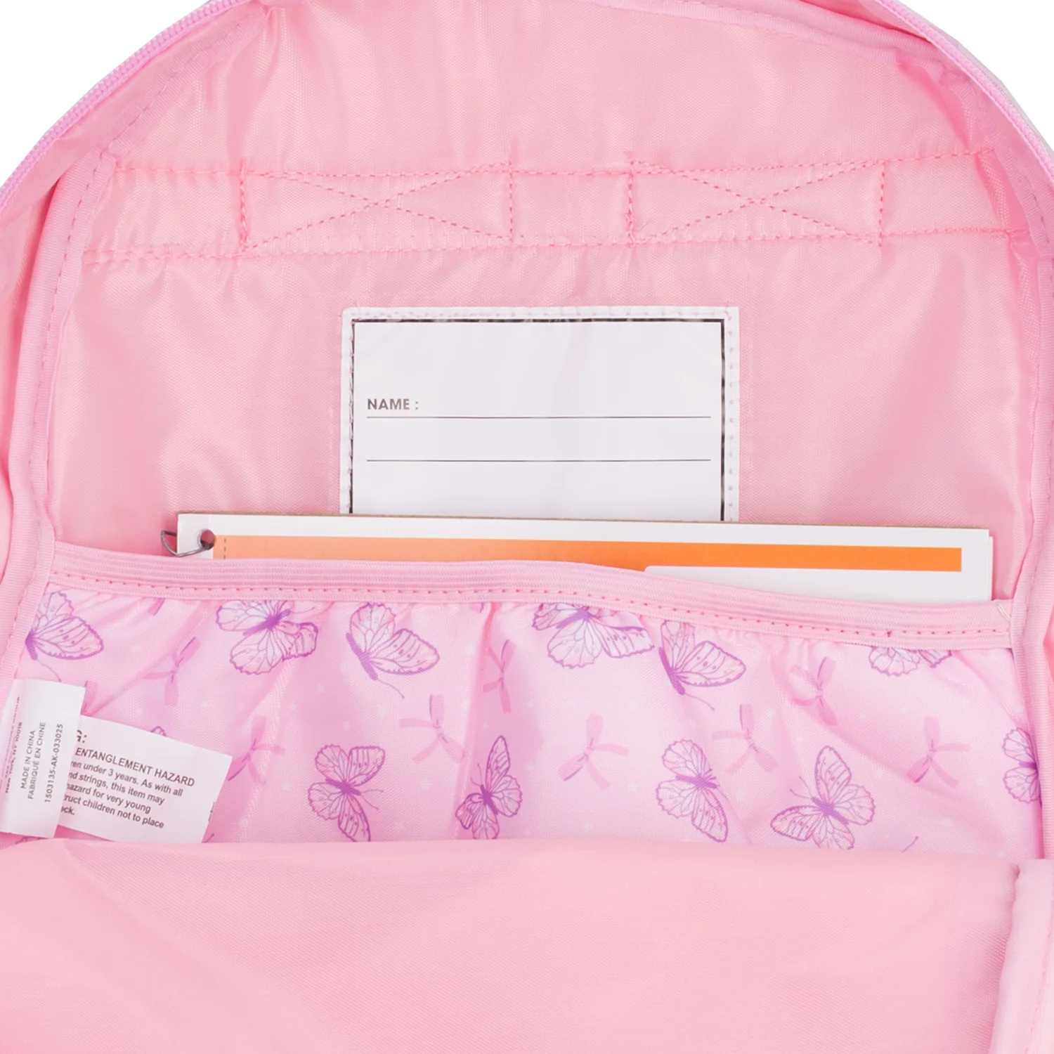 3 PC Butterfly Backpack Lunch Set - Image 4