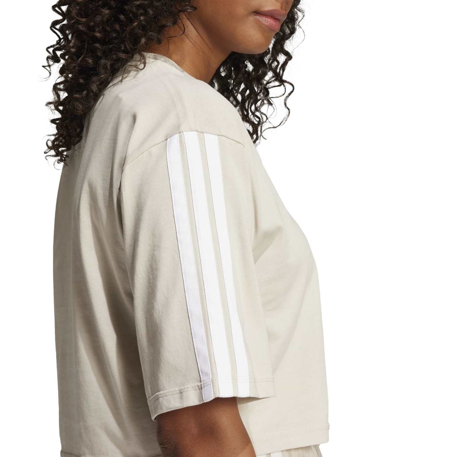 Essentials 3-Stripes Loose T-Shirt - Womens - Image 6