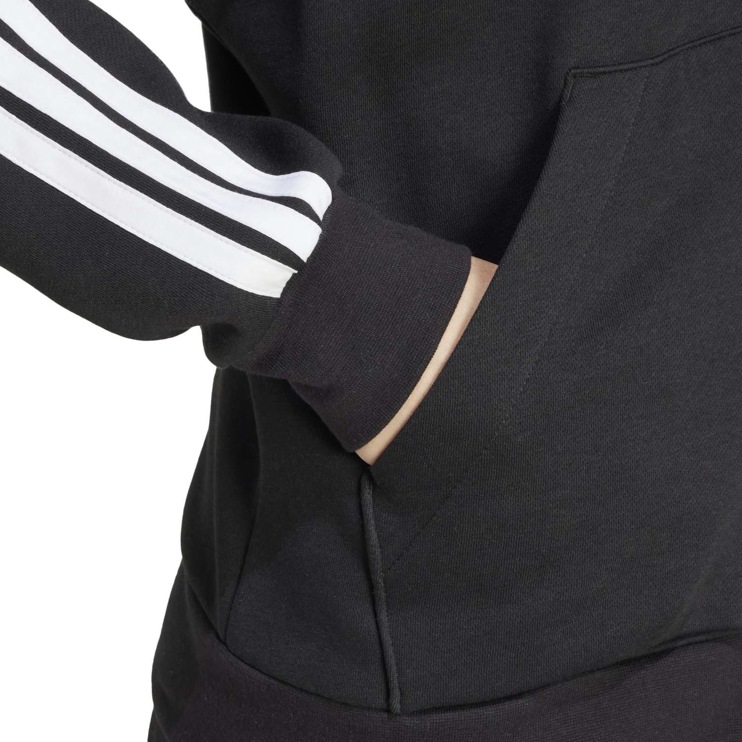Essentials 3-Stripe FZ Hoody - Womens - Image 5