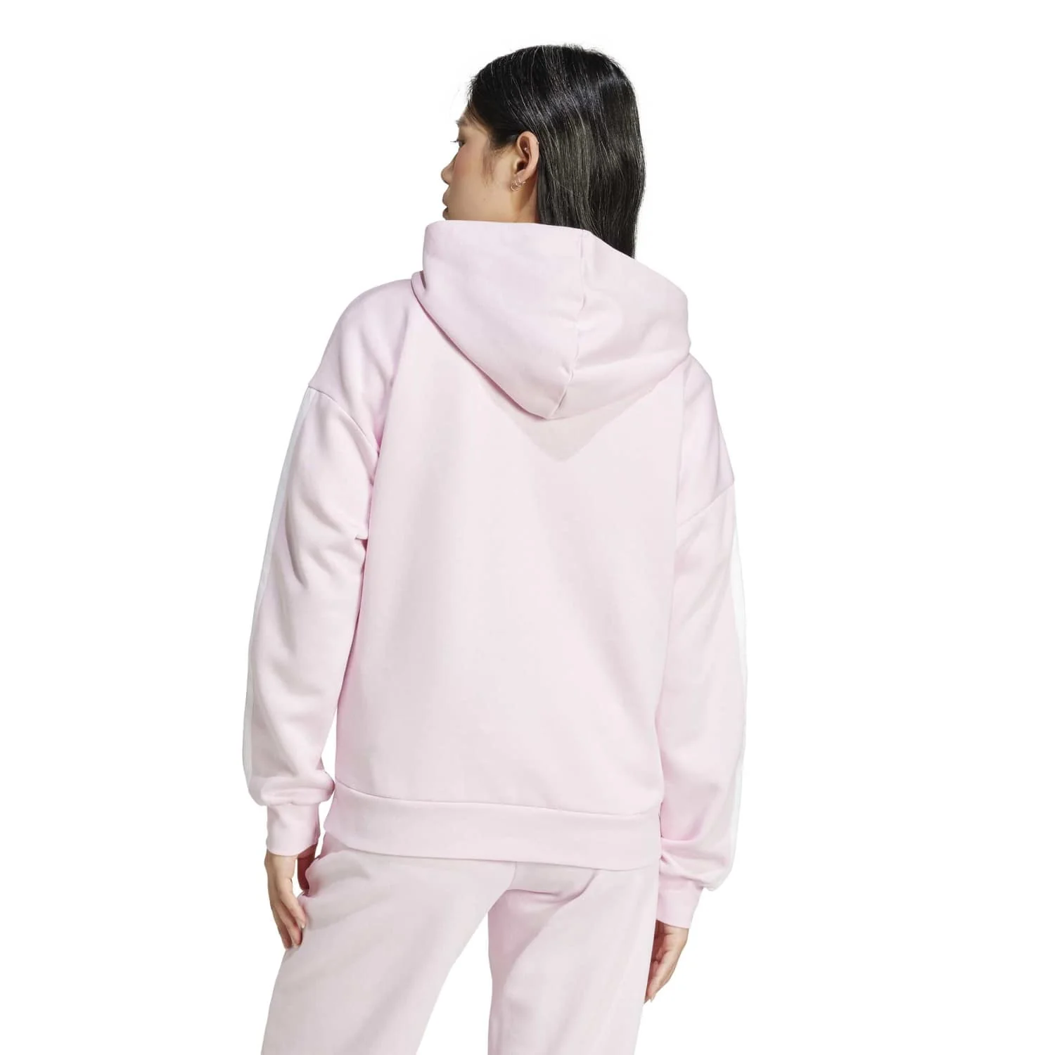 Essentials 3-Stripe FZ Hoody - Womens - Image 6