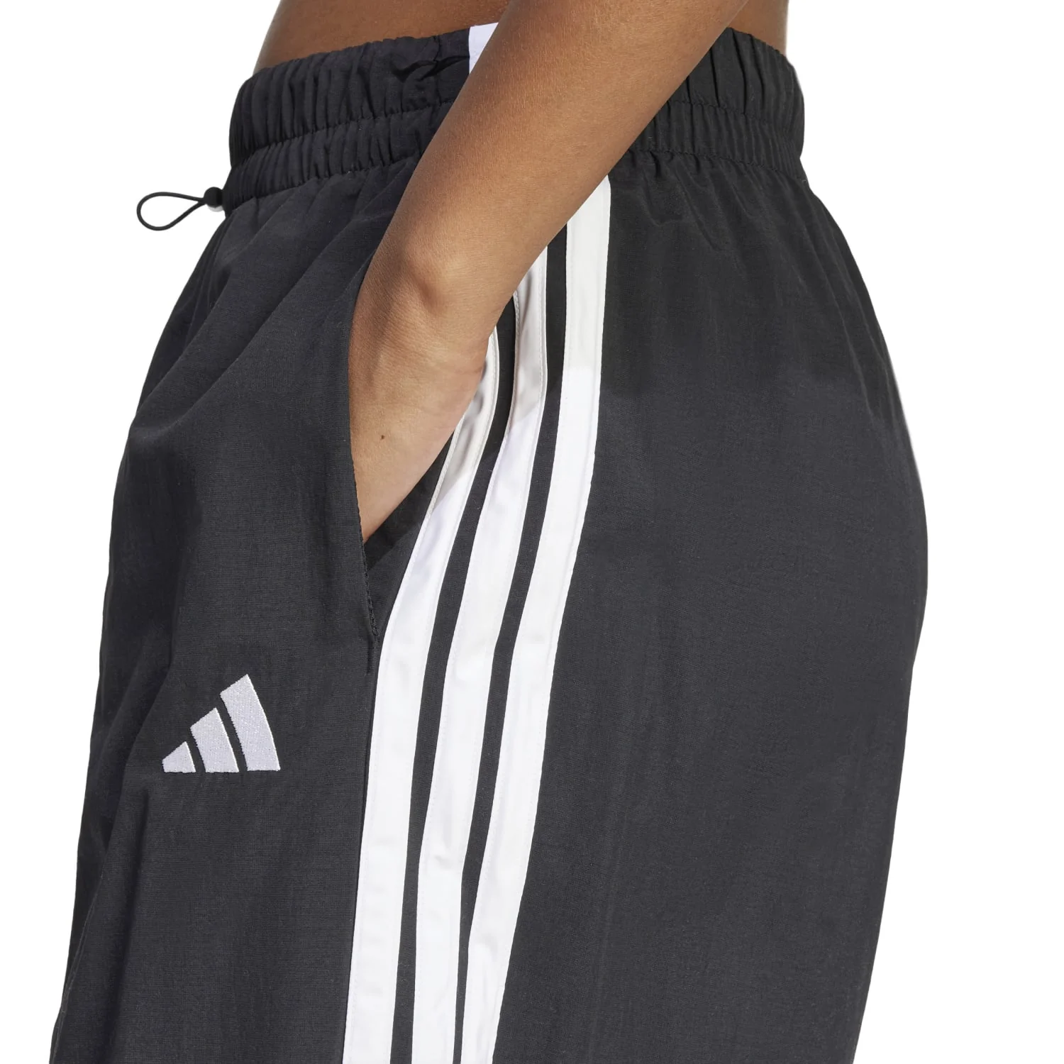 Essentials 3-Stripe Parachute Pant - Womens - Image 5
