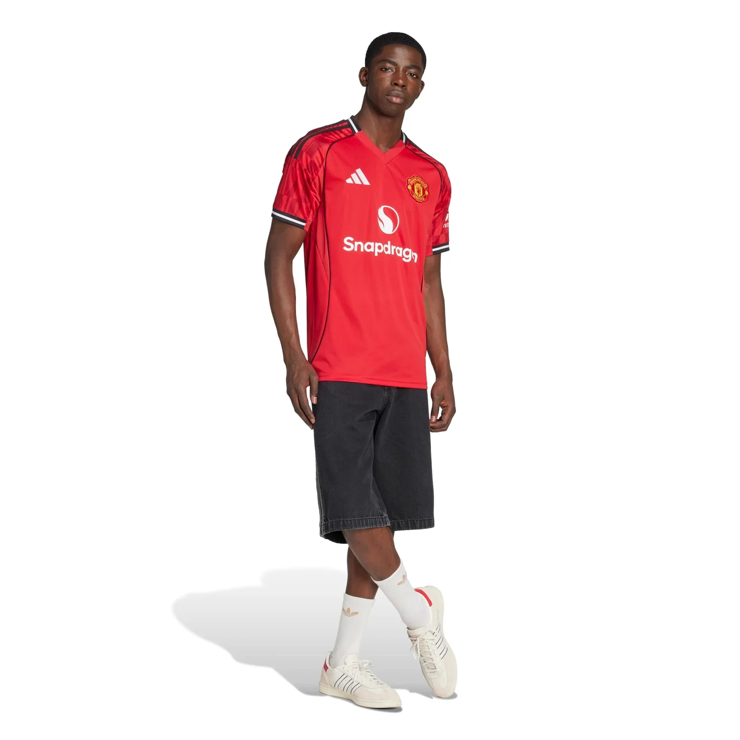 25/26 Manchester United Authentic Home Jersey -Mens - Image 3