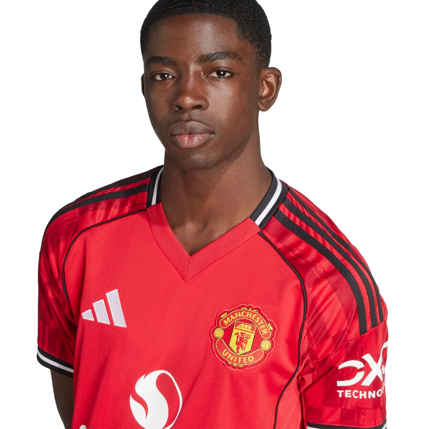 25/26 Manchester United Authentic Home Jersey -Mens - Image 4
