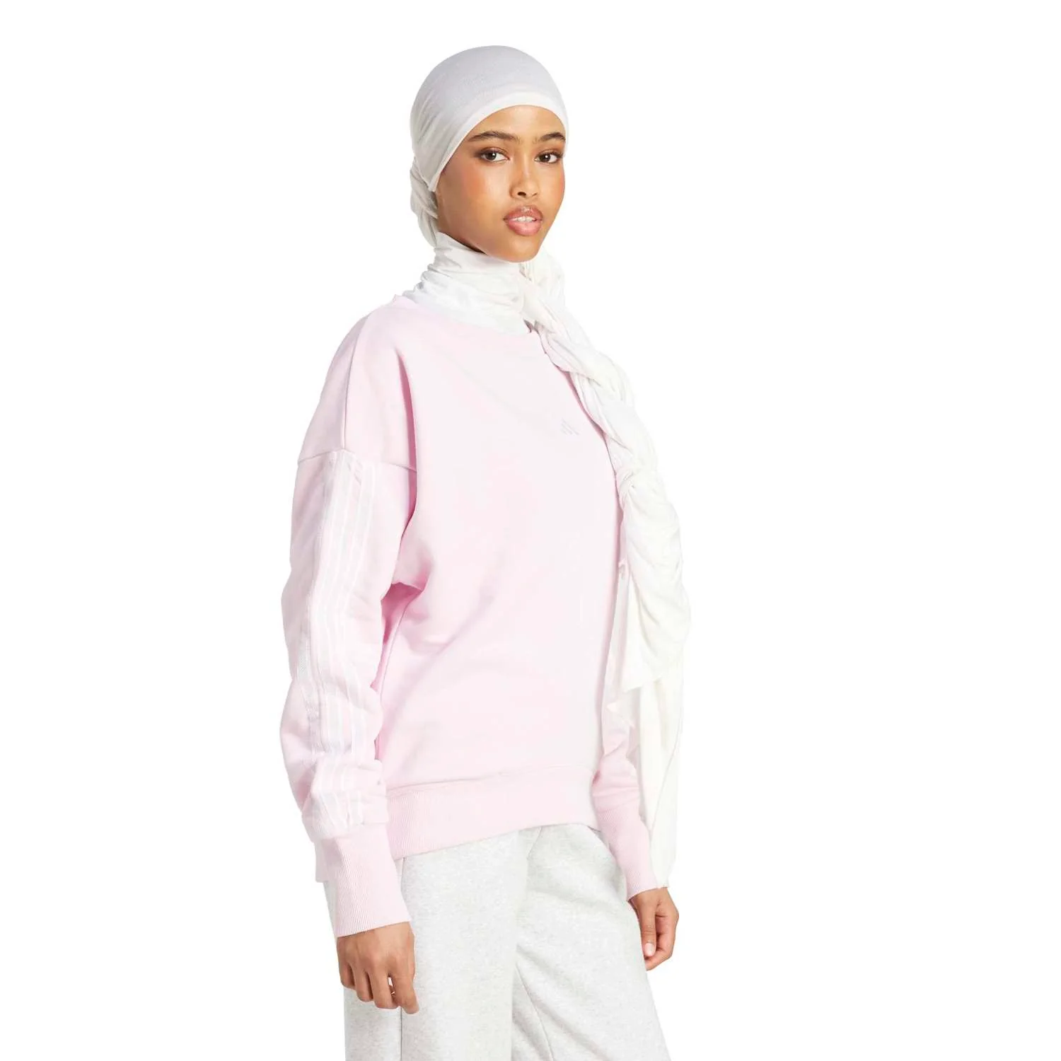 3-Stripes Loose Sweatshirt - Womens - Image 3