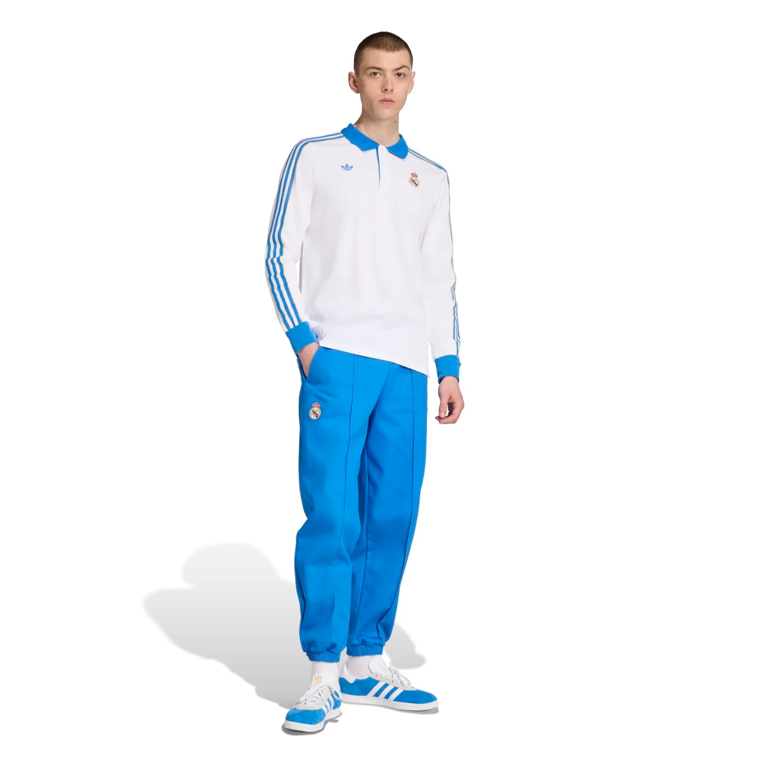 Real Madrid Icon LS Polo -Mens - Image 3