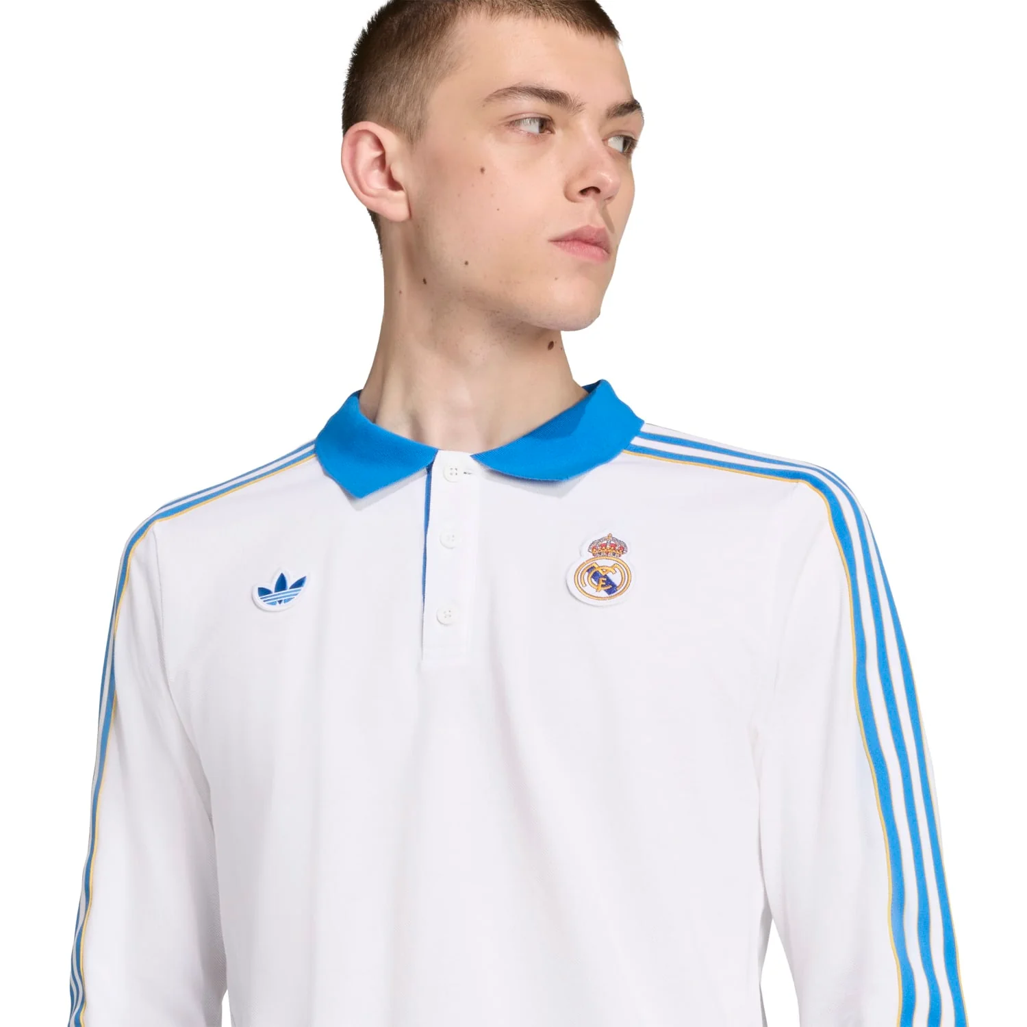 Real Madrid Icon LS Polo -Mens - Image 4