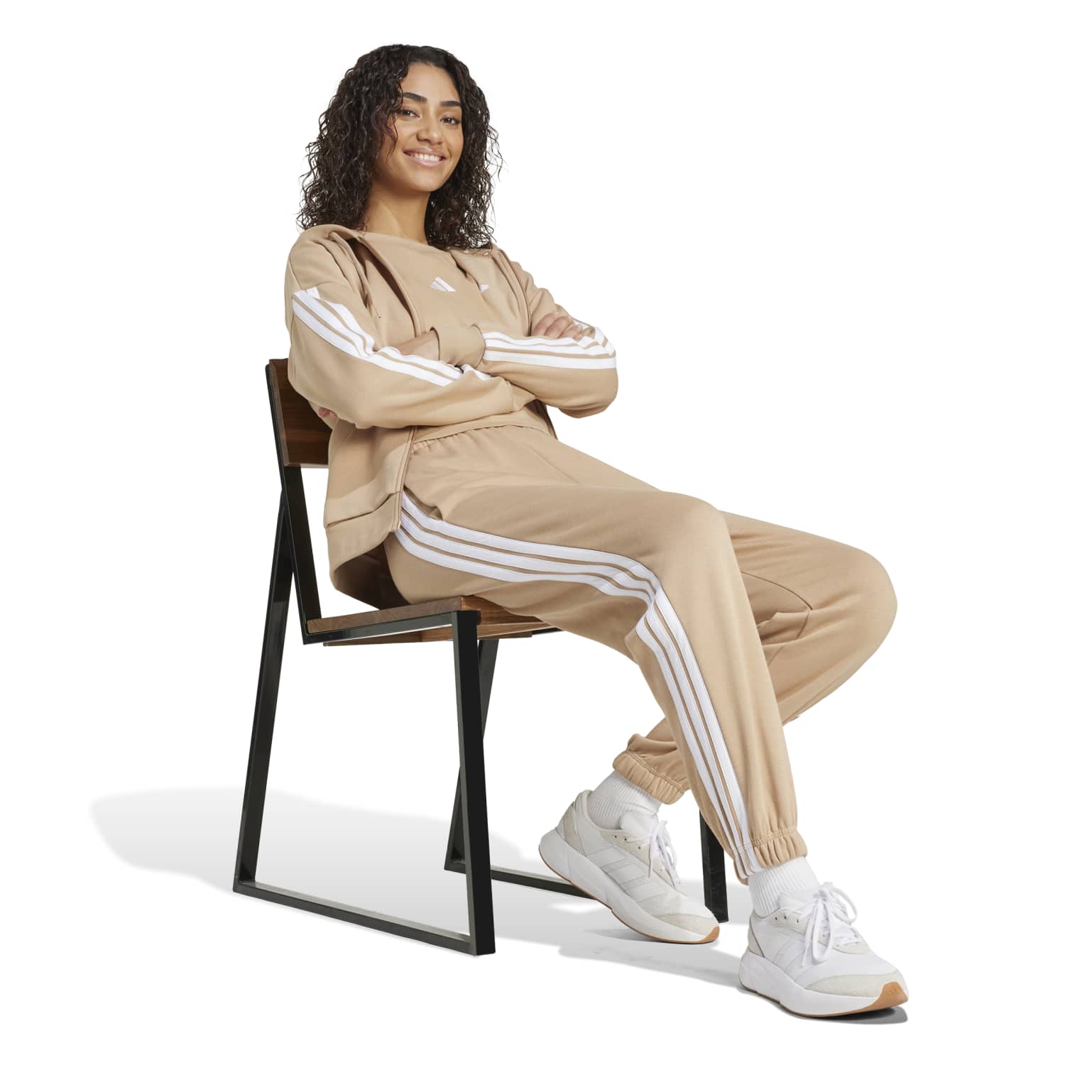 Essentials 3-Stripe Loose Pant - Womens - Image 3