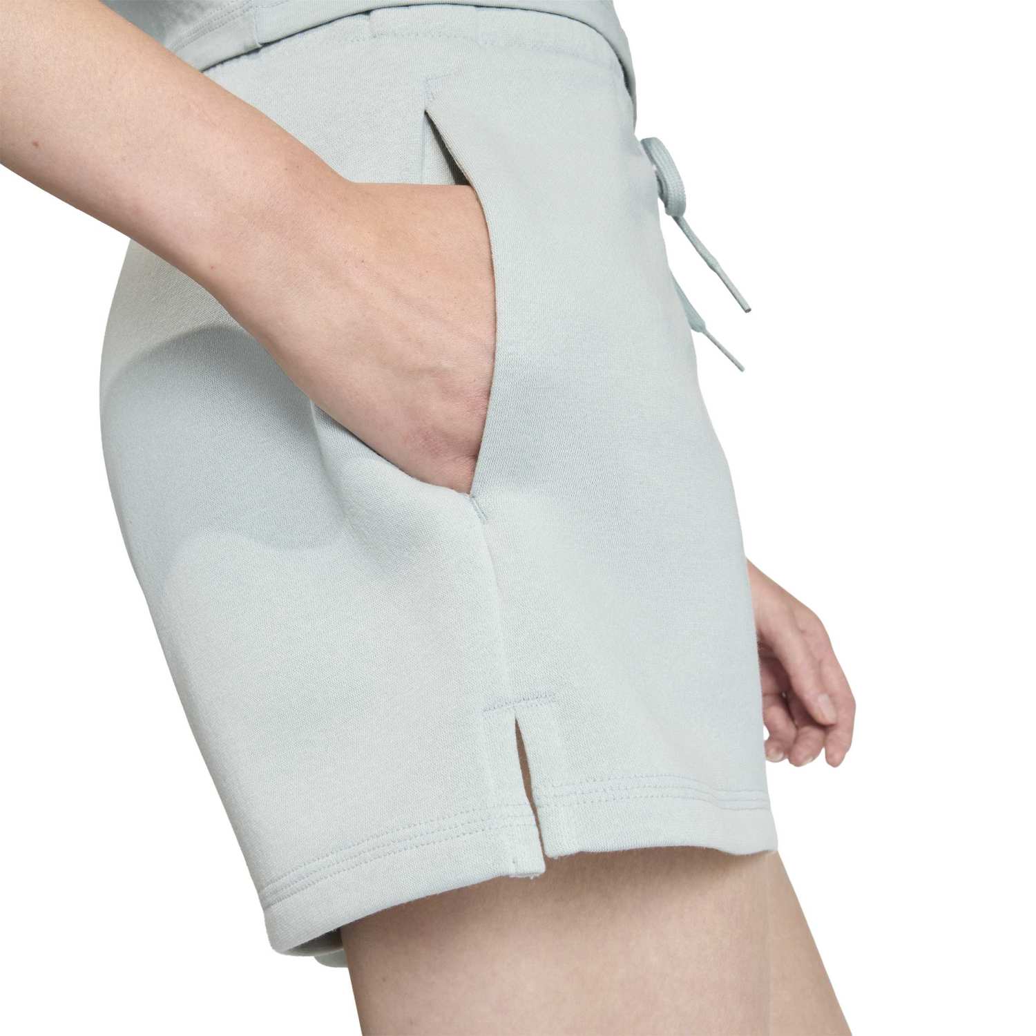 Essentials 3 Stripes Cotton Shorts - Womens - Image 5