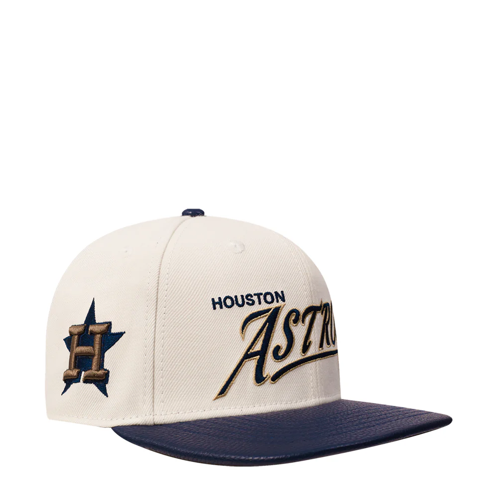 Astros Topper 2-Tone Wordmark Strapback - Image 2