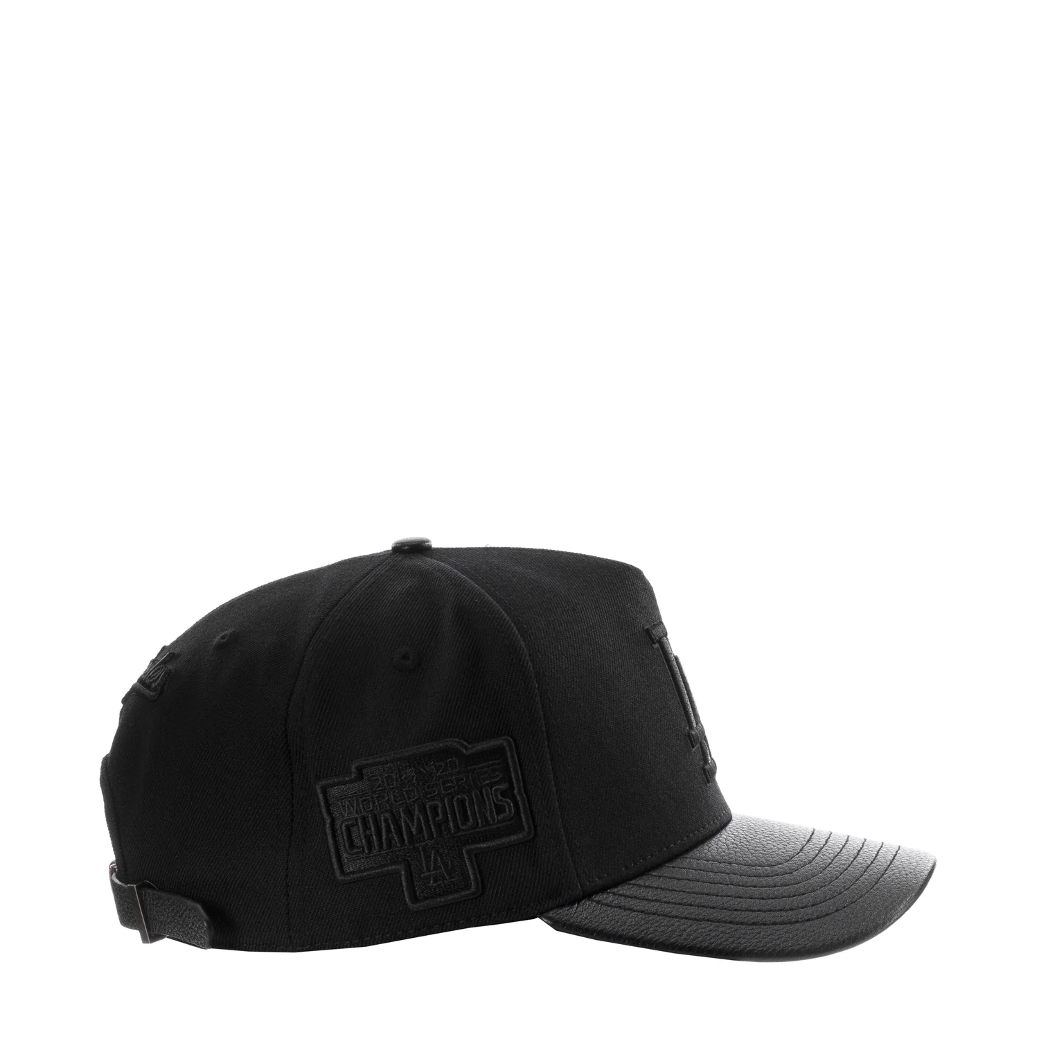 Dodgers Blackout Pinch Front Strapback - Image 2