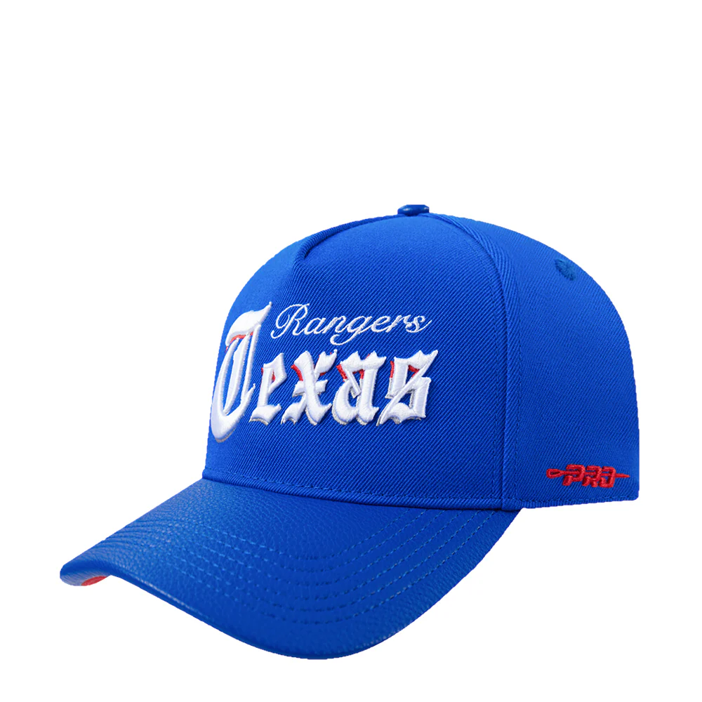 Rangers Greetings Wool Blend Pro Pinch Strapback - Image 3